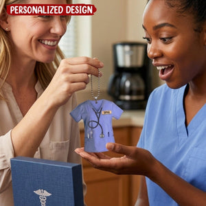 Personalized Nurse Scrubs - Gift for nurse Acrylic Ornament