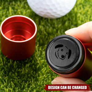 Personalized Logo Portrait Icon Golf Ball Stamp - Birthday Christmas Father's Day Gift for Golf Lovers