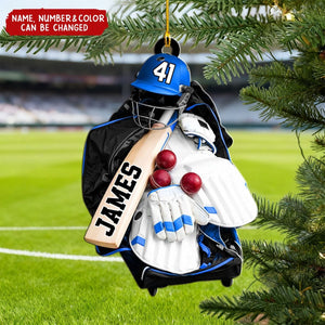 Cricket Team - Personalized Christmas Acrylic Ornament