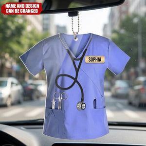 Personalized Nurse Scrubs - Gift for nurse Acrylic Ornament