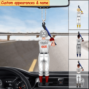 I Want You To Believe Deep In Your Heart, Gift For Baseball Lover, Personalized Ornament, Family Baseball Ornament