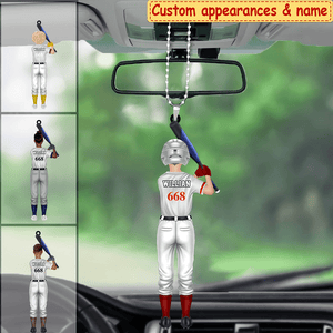 I Want You To Believe Deep In Your Heart, Gift For Baseball Lover, Personalized Ornament, Family Baseball Ornament