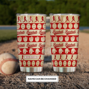 Personalized Baseball Take My Whole Life Tumbler