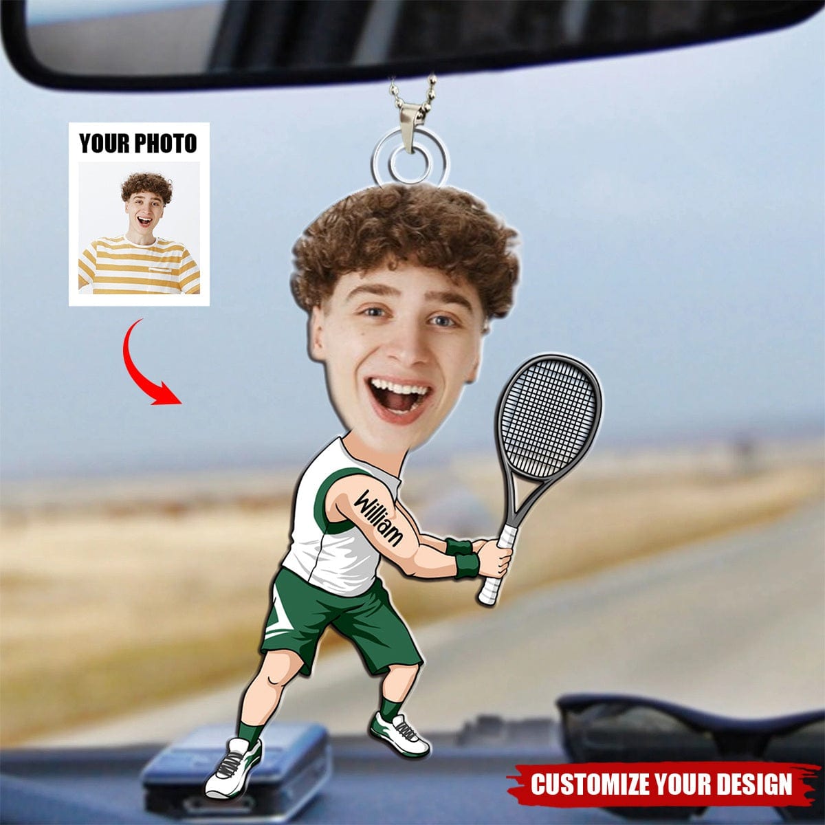 I Don't Always Play Tennis - Personalized Acrylic Car Ornament