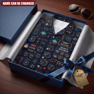 Born-to-Fly Pilots - Personalized Hawaiian Shirt, Gift For Pilots