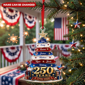 Together We Make A Family Tree - Personalized Acrylic Custom Shape Ornament