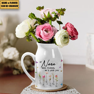 Grandma's Love Brings Blossoms To Life - Personalized Home Decor Flower Vase