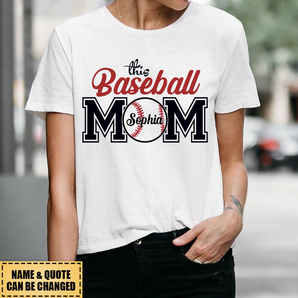 This Baseball/Basketball/Softball Mom Personalized T-shirt