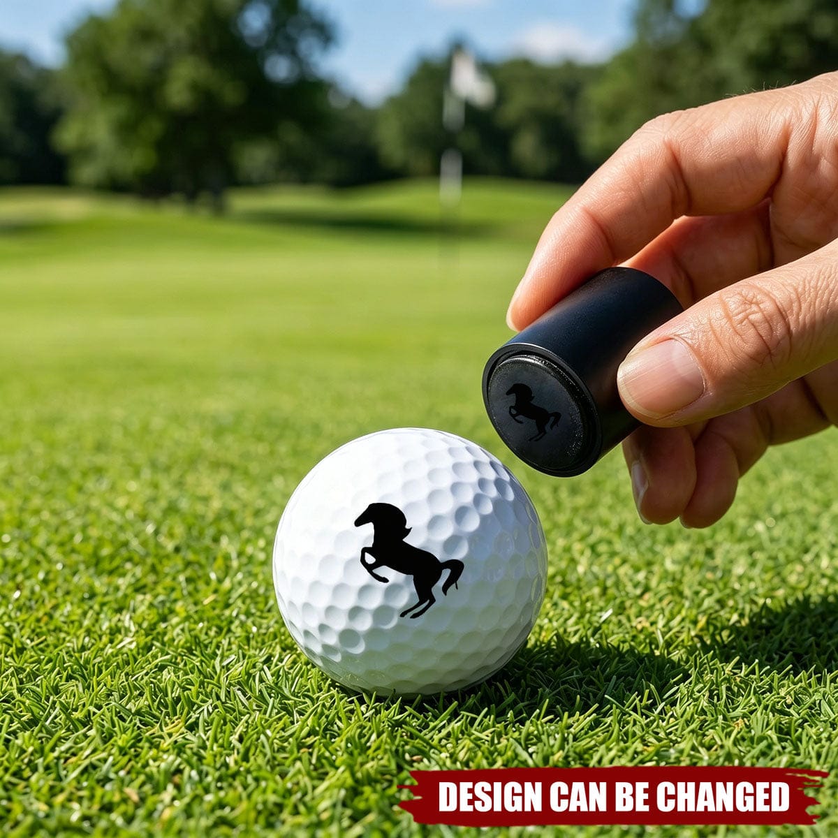 Personalized Logo Portrait Icon Golf Ball Stamp - Birthday Christmas Father's Day Gift for Golf Lovers