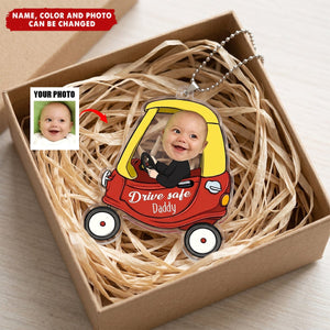 Drive Safe - Personalized Car Photo Ornament