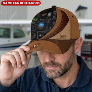 Personalized Pilot Classic Cap, Personalized Gift for Pilot