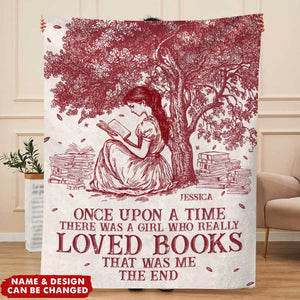 Once Upon A Time Chinoiserie Toile De Jouy - Personalized Blanket
