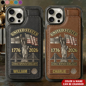 250th Anniversary - Personalized Wallet Phone Case