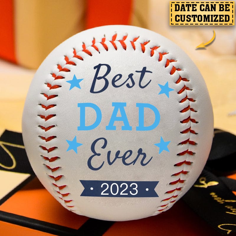 Personalized Best Dad Ever | Father's Day Baseball