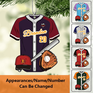 Personalized Name&Number Baseball Clothing Ornament