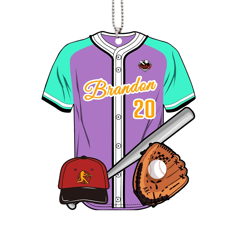 Personalized Name&Number Baseball Clothing Ornament