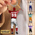 Personalized Baseball Player Acrylic Keychain For Baseball Player