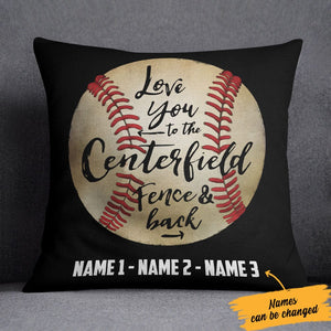 Dad Baseball Pillow