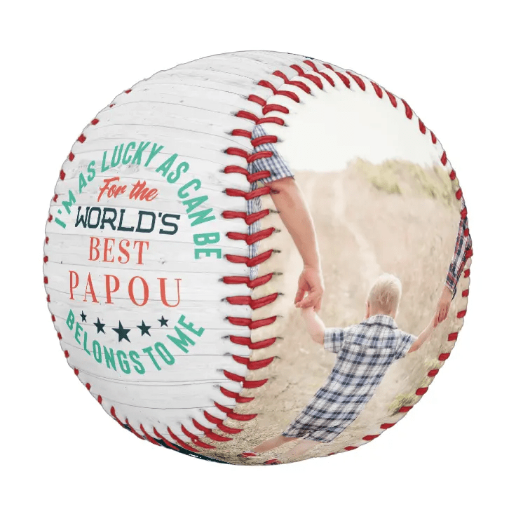 Best Son Personalized Family Photos Baseball