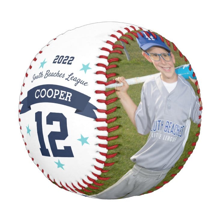 To My Son - Personalized Player Photo & Number Baseball